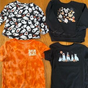 Halloween Themed Kids Shirts Set